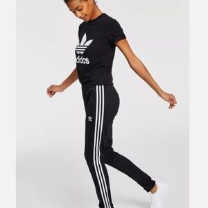 Women's Adidas Originals track pants, XS, Black